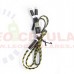 CABO DE DADOS USB 2 EM 1 ZIPPER PARA IPHONE 5G/S3 I9500